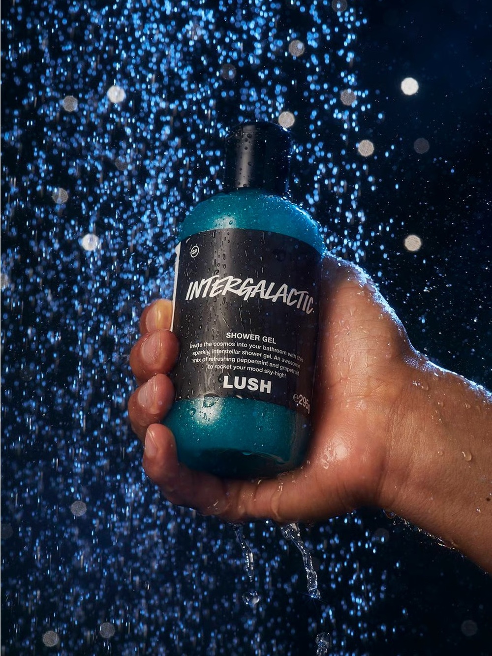 LUSH Intergalatic Showel Gel - Sweet Mint Body Wash
